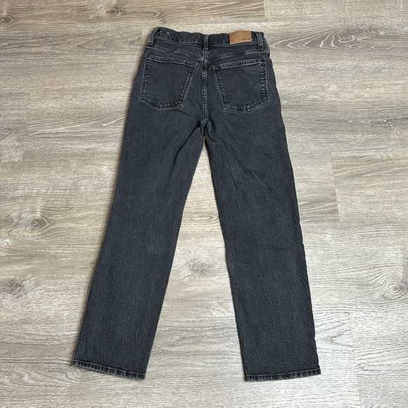 Madewell The Perfect Vintage Straight Jean in Rosella Wash Ripped Edition Sz 27 - Picture 7 of 12